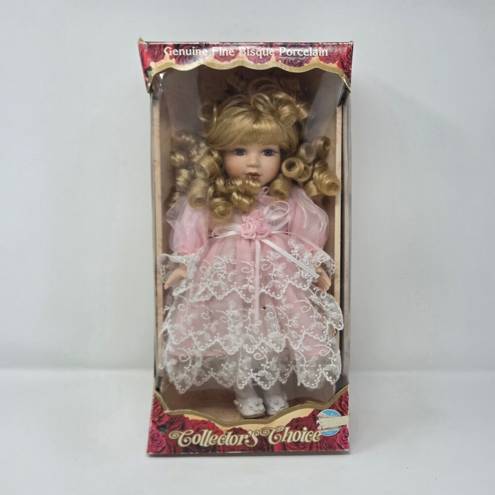 DanDee Collector's Choice 12" Bisque Porcelain Doll Limited Edition NIB 1990s